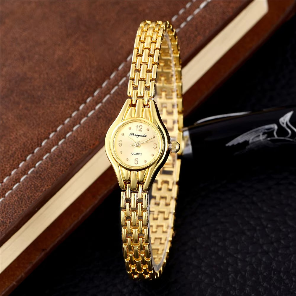 Simple Elegant Small Women'S Watches Luxury Brand Gold Wrist Watches for Women Ladies Quartz Watches for Girls Montre Femme