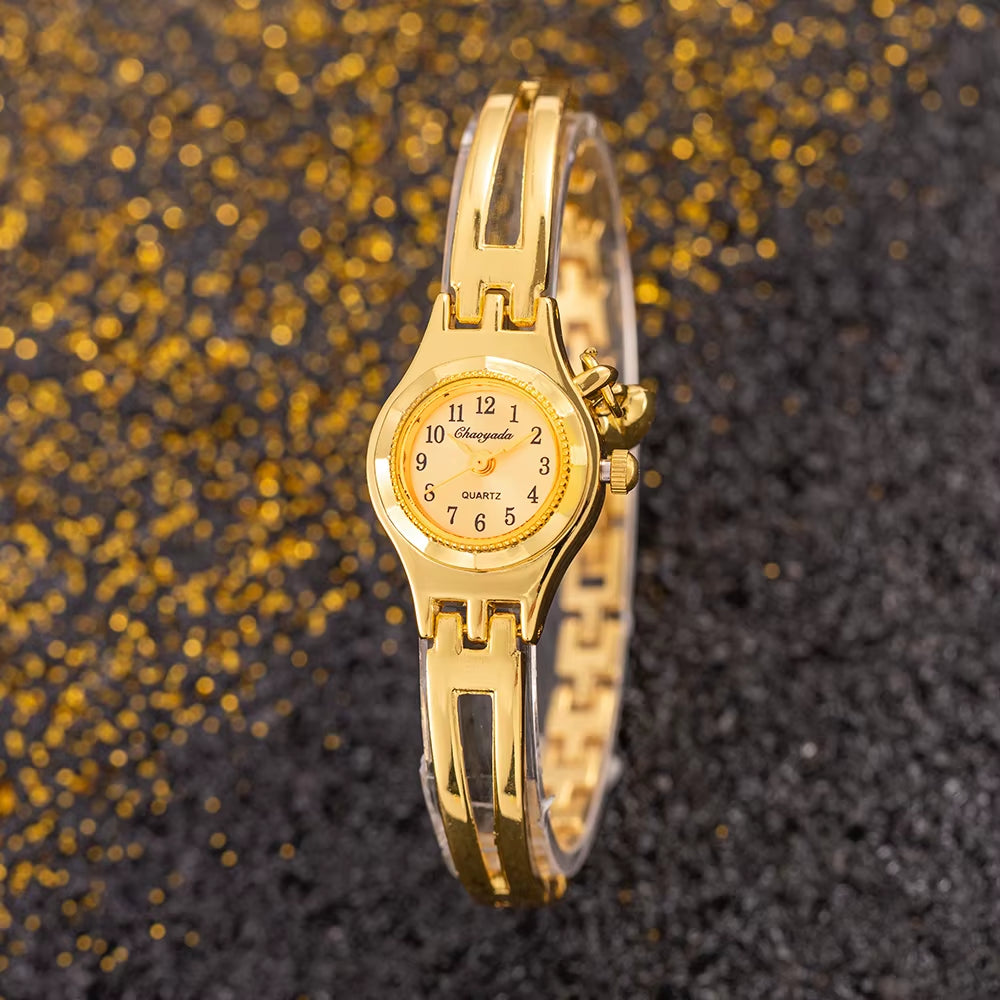 Simple Elegant Small Women'S Watches Luxury Brand Gold Wrist Watches for Women Ladies Quartz Watches for Girls Montre Femme
