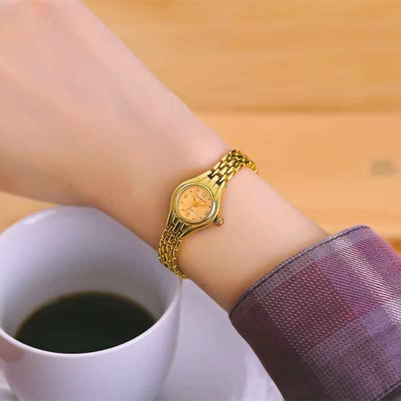 Simple Elegant Small Women'S Watches Luxury Brand Gold Wrist Watches for Women Ladies Quartz Watches for Girls Montre Femme